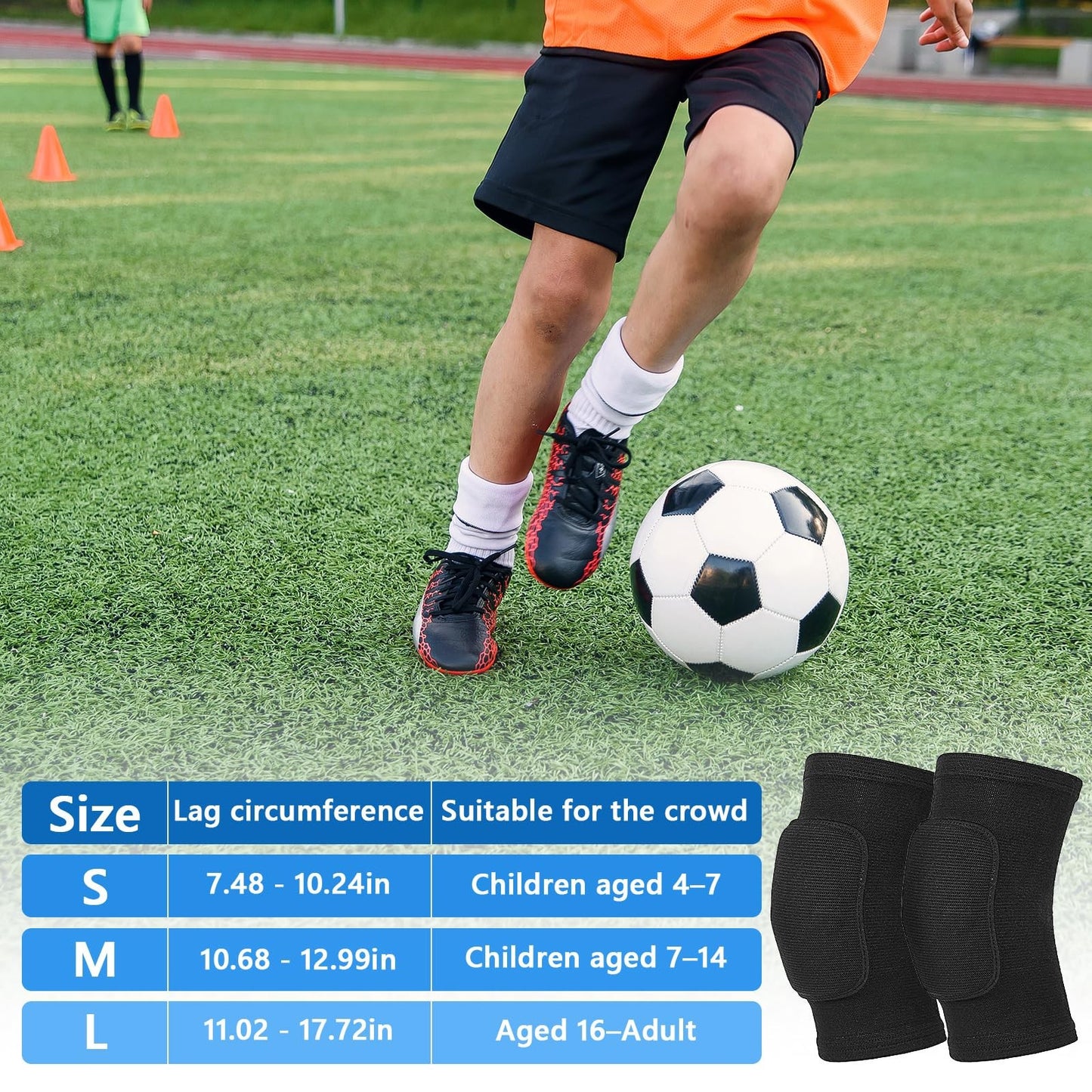 Breathable Knee Pads Elastic Knee Support Sleeves for Volleyball Dancing Yoga