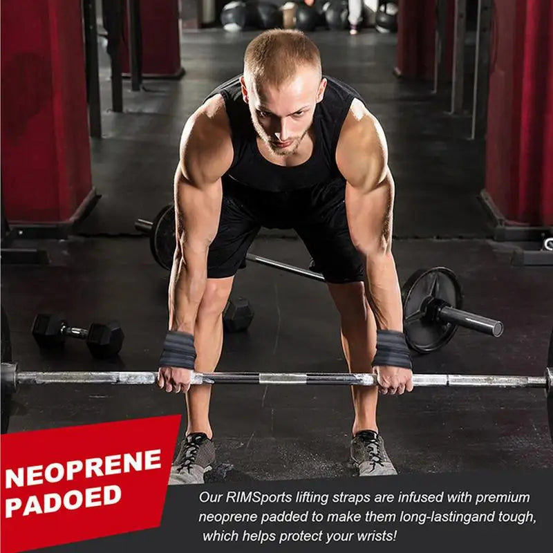 Weight Lifting Wrist Straps Figure-8 Shaped Gym Wrist Hand Straps Sports Wrist Guard 2Pcs Highly Elastic Workout Wrist