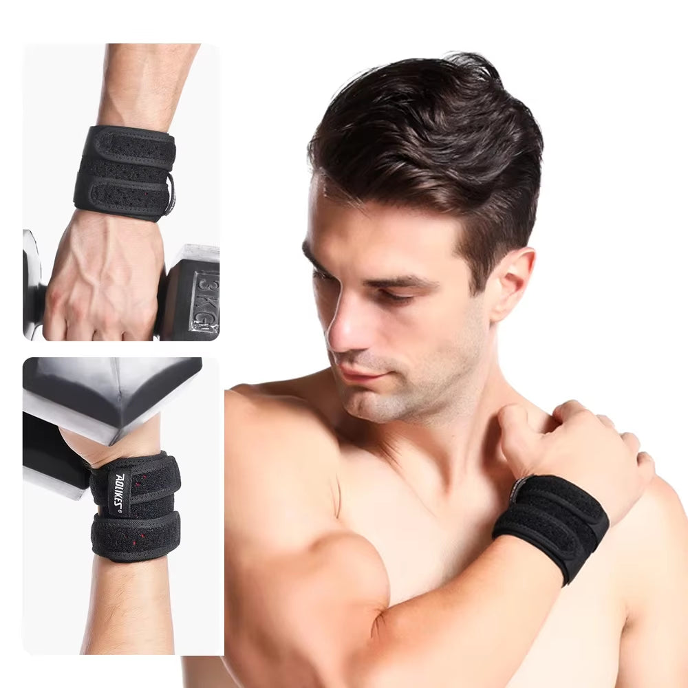 1Pcs Wrist Brace Wrist Wraps, Compact Wristband Compression Wrist Straps Wrist Support for Workout Tennis Weightlifting