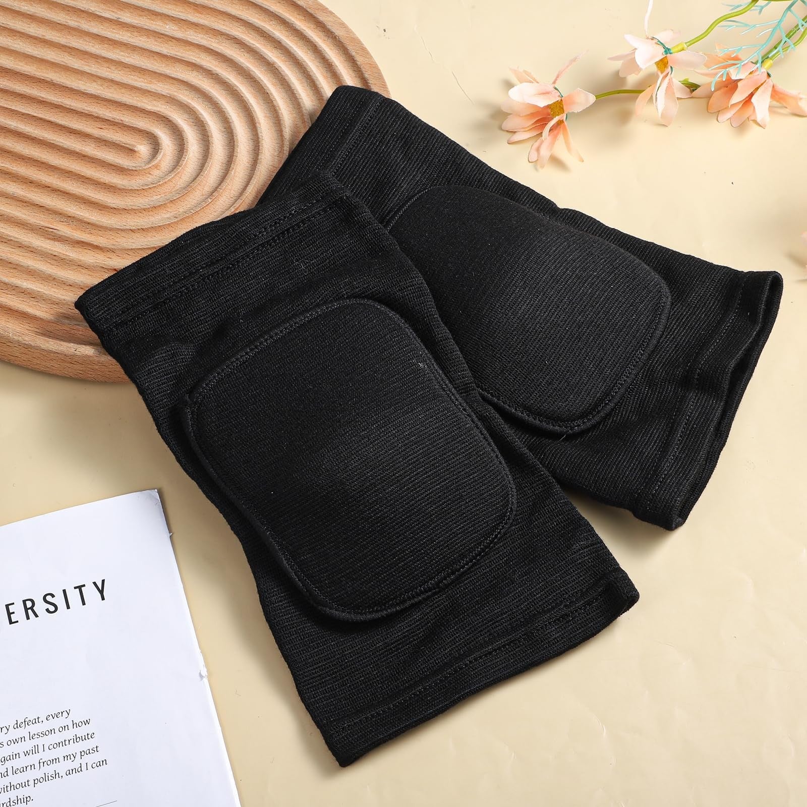 Breathable Knee Pads Elastic Knee Support Sleeves for Volleyball Dancing Yoga