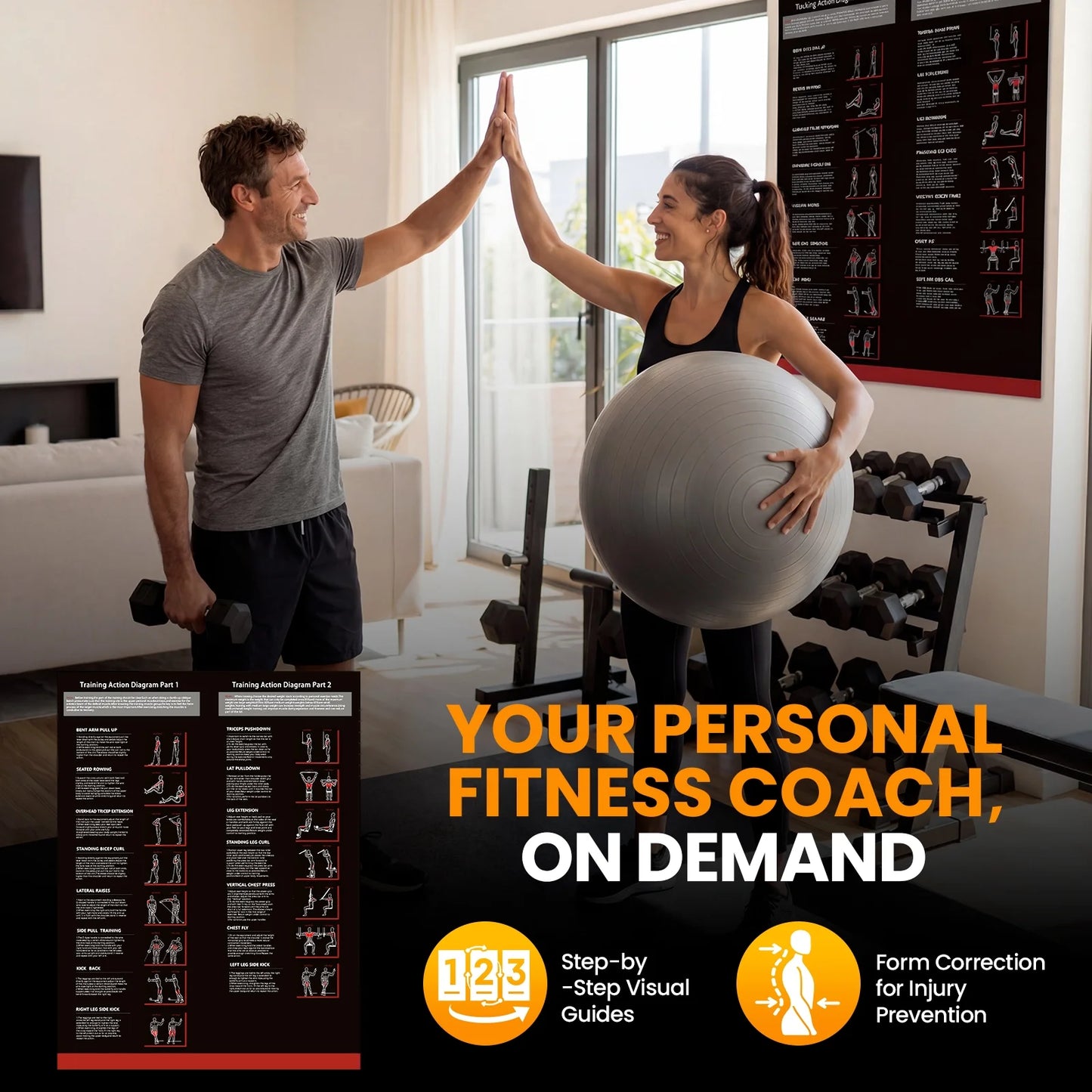 Multifunctional Home Gym System, Home Gym Station with 105LBS Weight Stack, All in One Workout Machine for Full Body Strength Training